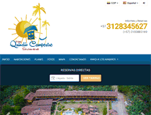 Tablet Screenshot of fincahotelquindiocampestre.com